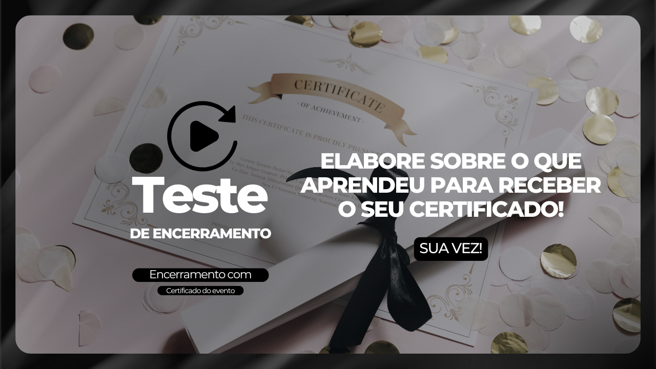 Certificado do evento